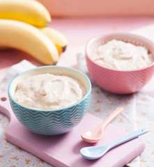 Banánová krupicová kaše