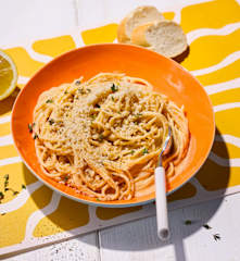 Spaghettini in Zitronenrahm