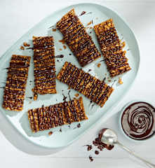 Owsiane batoniki z batatami