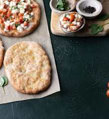 Pinsa (sin gluten y sin lactosa)