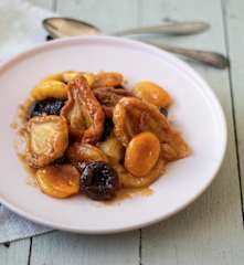 Stewed fruit compote