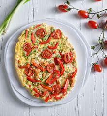 Frittata z kurczakiem i papryką