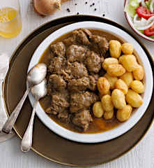 Carne gobernada en cocción lenta