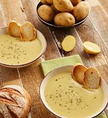 Vellutata di porri e patate