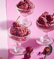 Sorbetto alle ciliegie