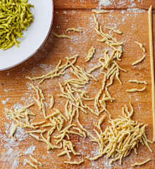 Pasta fresca tipo Trofie