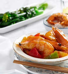 Sweet And Sour Prawns