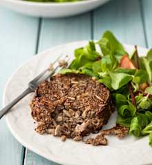 Lentil, Mushroom and Nut Patties