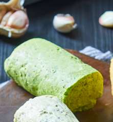 Mantequilla de espinaca y cilantro