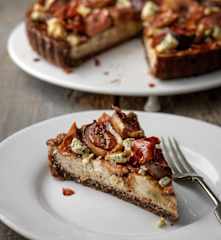 Fig, Roquefort and Prosciutto Tart