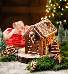 Domek z piernika (z silikonowej formy)