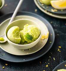 Sorbet courgette-citron