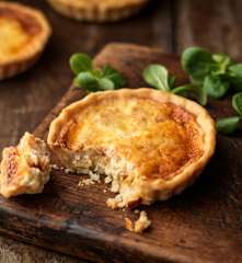 Crab, Saffron and Parmesan Tartlets