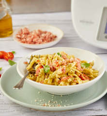 One pot pasta aux tomates cerise et pesto