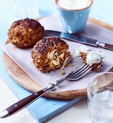 Gyros-Frikadellen mit Zaziki