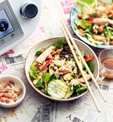 Salade asiatique au poulet