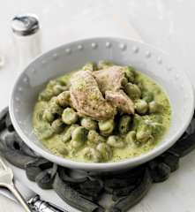Favas com codornizes