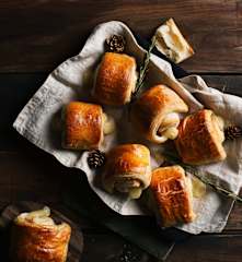 Napolitanas de jamón y queso