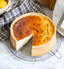 Tarte au fromage blanc et citron