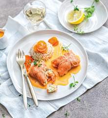 Paupiette de la mer au vin blanc