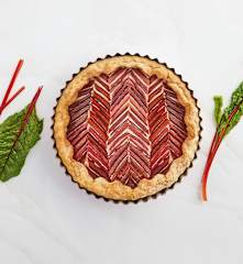 Crostata salata alla bieta rossa (senza lattosio)