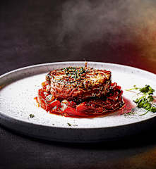 Filetto di manzo con peperonata