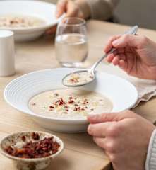 Krautsuppe mit Speck