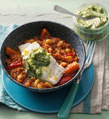 Kingclip with Chakalaka Vegetables and Dill Butter