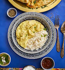 Bocconcini di tacchino indian style con riso basmati