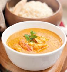 Curry de gambas