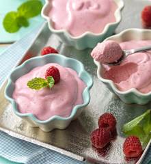 Mousse de frutos rojos