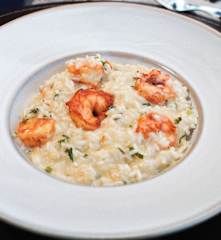 Risoto de camarão