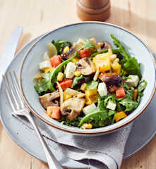Champignon-Rucola-Salat