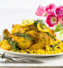 Lemon Garlic Chicken and Rice