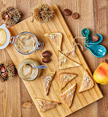 Composta di castagne, pere e vaniglia