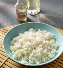 Arroz blanco para sushi (Cocción de arroz)