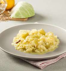 Arroz con hinojo y col