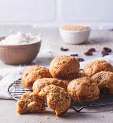 Brioche vegano de pasitas sin gluten