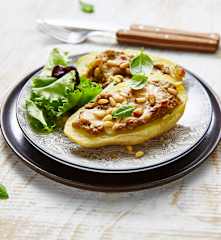 Pommes de terre farcies au pesto