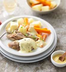 Cuisse de dinde à la moutarde