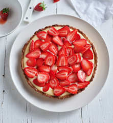 Strawberry Custard Tart