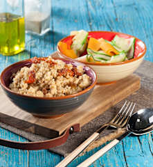 Insalata di mare veloce con quinoa