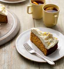 Tarta de zanahoria sin gluten (carrot cake)