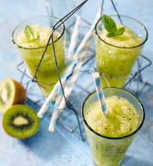 Melonen-Kiwi-Slush