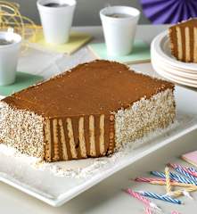 Tarta de galletas y zanahoria