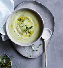 Roasted Jerusalem artichoke soup (gut health)