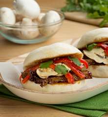 Bao buns vegetarianos