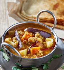 印度香料扁豆炖蔬菜