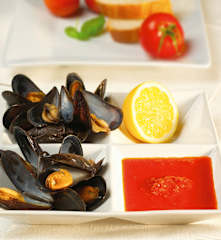 Muscheln mit Tomatensauce