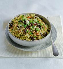 Hirsesalat mit Walnüssen und Cranberrys